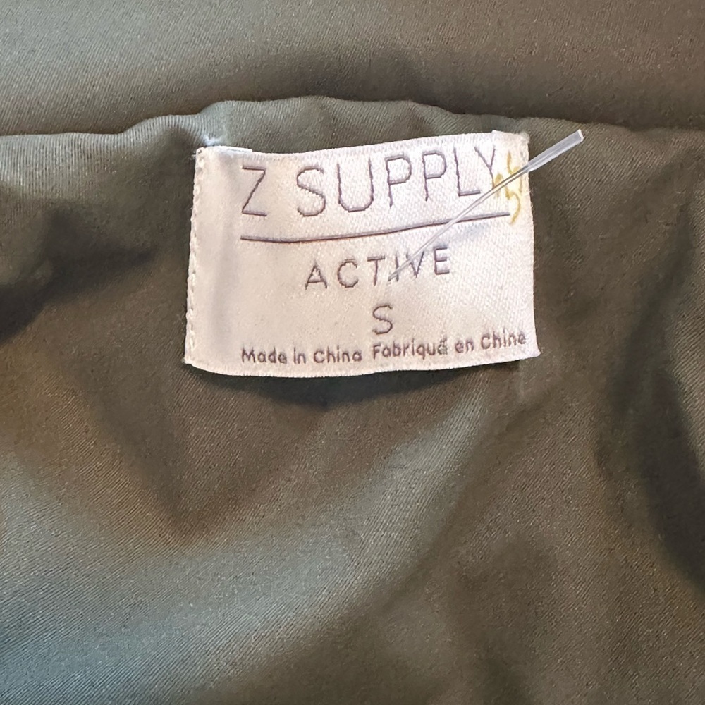 Z Supply NWOT High Altitude Sherpa Jacket Winter Green Women’s Size S - Picture 6 of 7